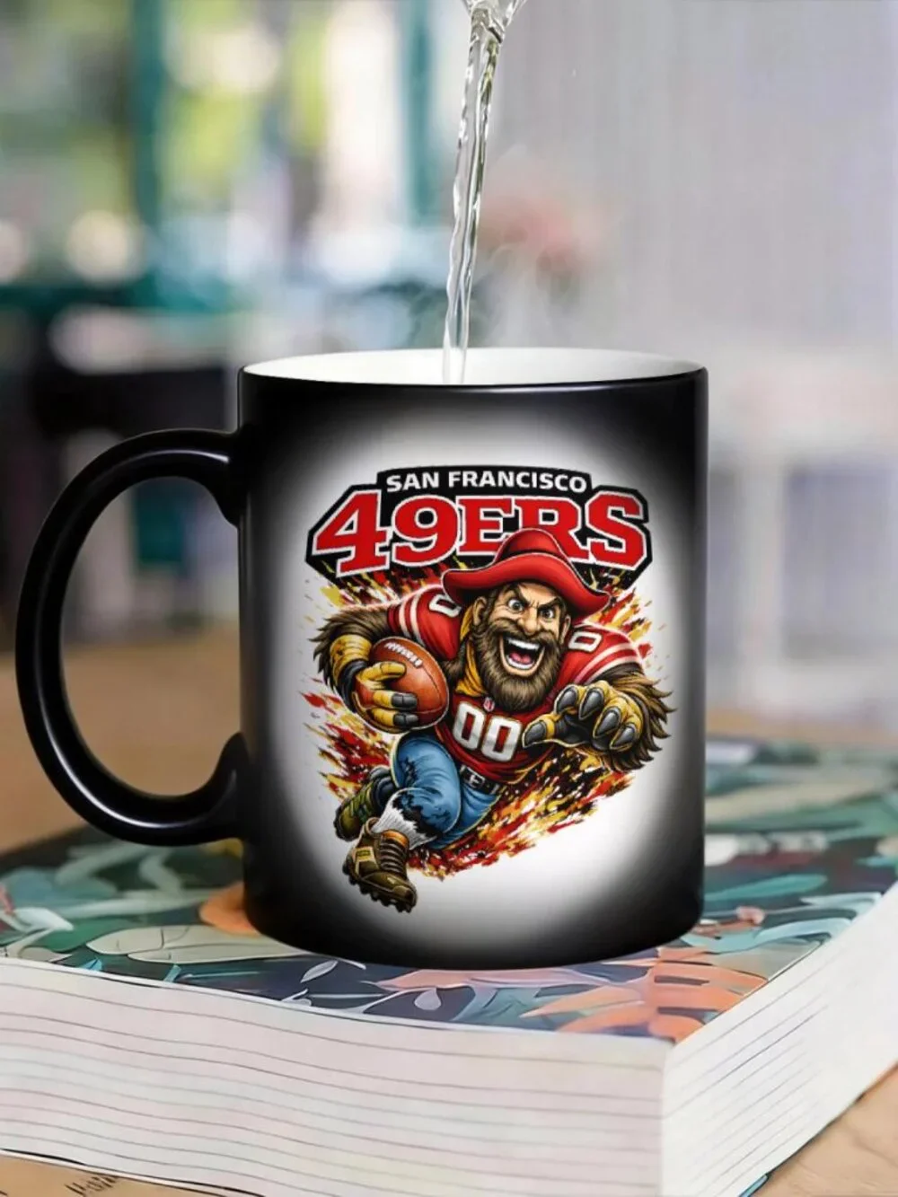 San Francisco 49ers Matte Heat Changing Mug NFL Fan Cup 11oz